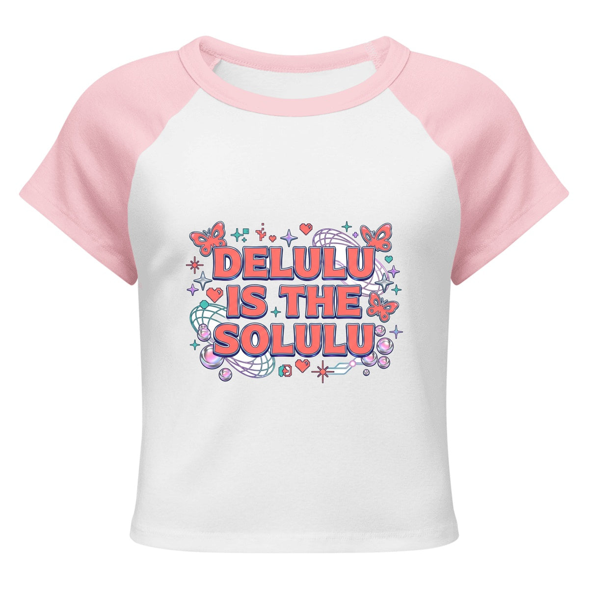 Delulu is the Solulu baby tee